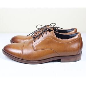 Cole Haan Carnegie Cap Toe Derby Leather Brown Men’s Shoes Size 10.5M